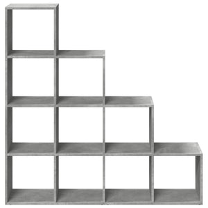 Βιβλιοθήκη/Διαχωρ. Χώρου 4 Επ. Γκρι 131,5x29x131,5 εκ. Επ. Ξύλο - Pakobazaar