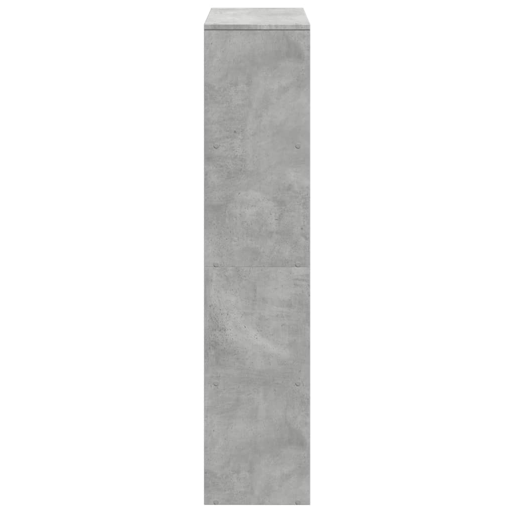 Βιβλιοθήκη/Διαχωρ. Χώρου 4 Επ. Γκρι 131,5x29x131,5 εκ. Επ. Ξύλο - Pakobazaar