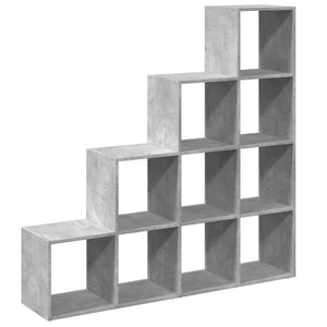 Βιβλιοθήκη/Διαχωρ. Χώρου 4 Επ. Γκρι 131,5x29x131,5 εκ. Επ. Ξύλο - Pakobazaar
