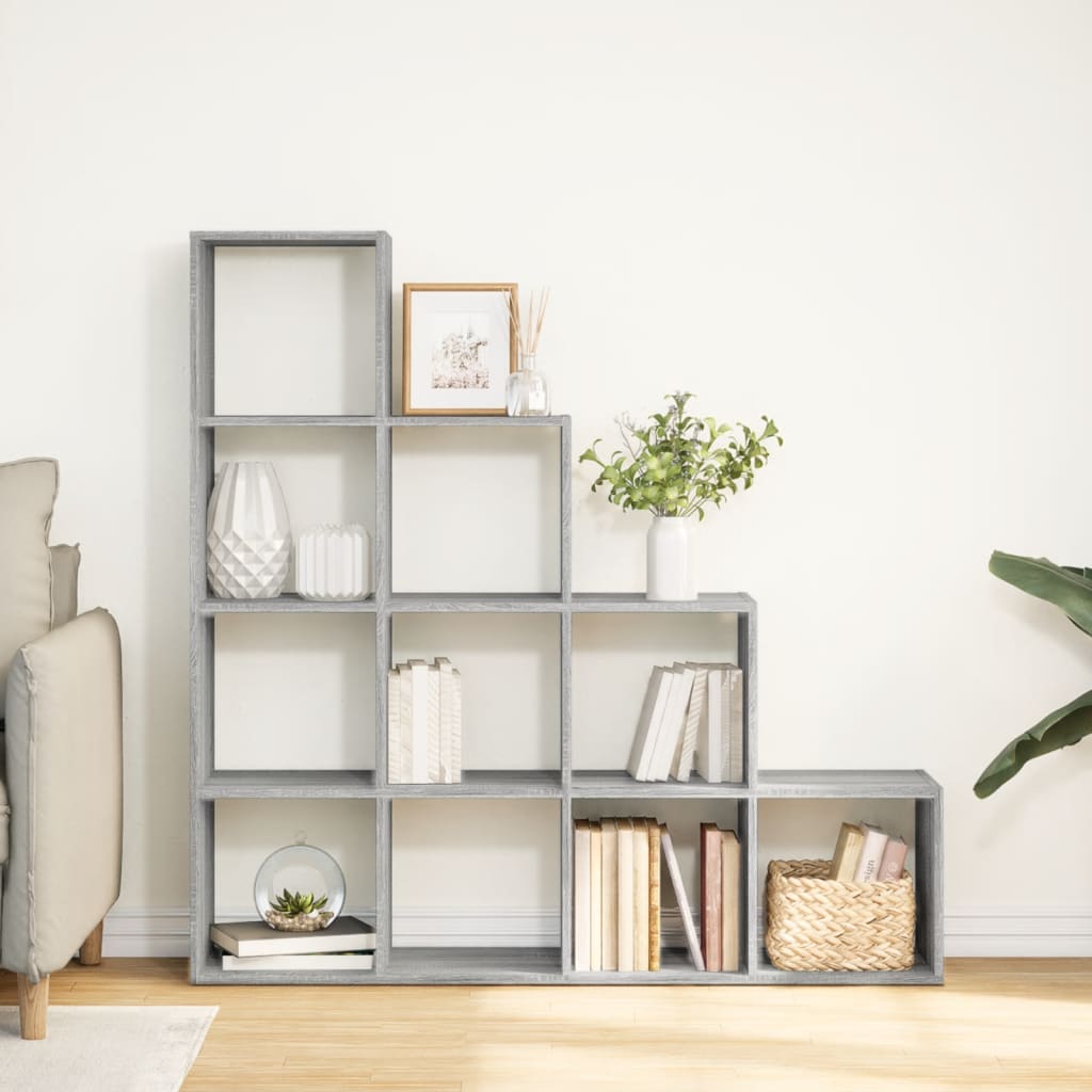 Βιβλιοθήκη/Διαχωριστικό Χώρου 4 Επ. 131,5x29x131,5 εκ. Επ. Ξύλο - Pakobazaar