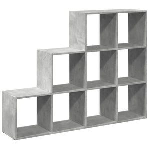 Βιβλιοθήκη/Διαχωρ. Χώρου 3 Επ. Γκρι 137,5x29x103,5 εκ. Επ. Ξύλο - Pakobazaar