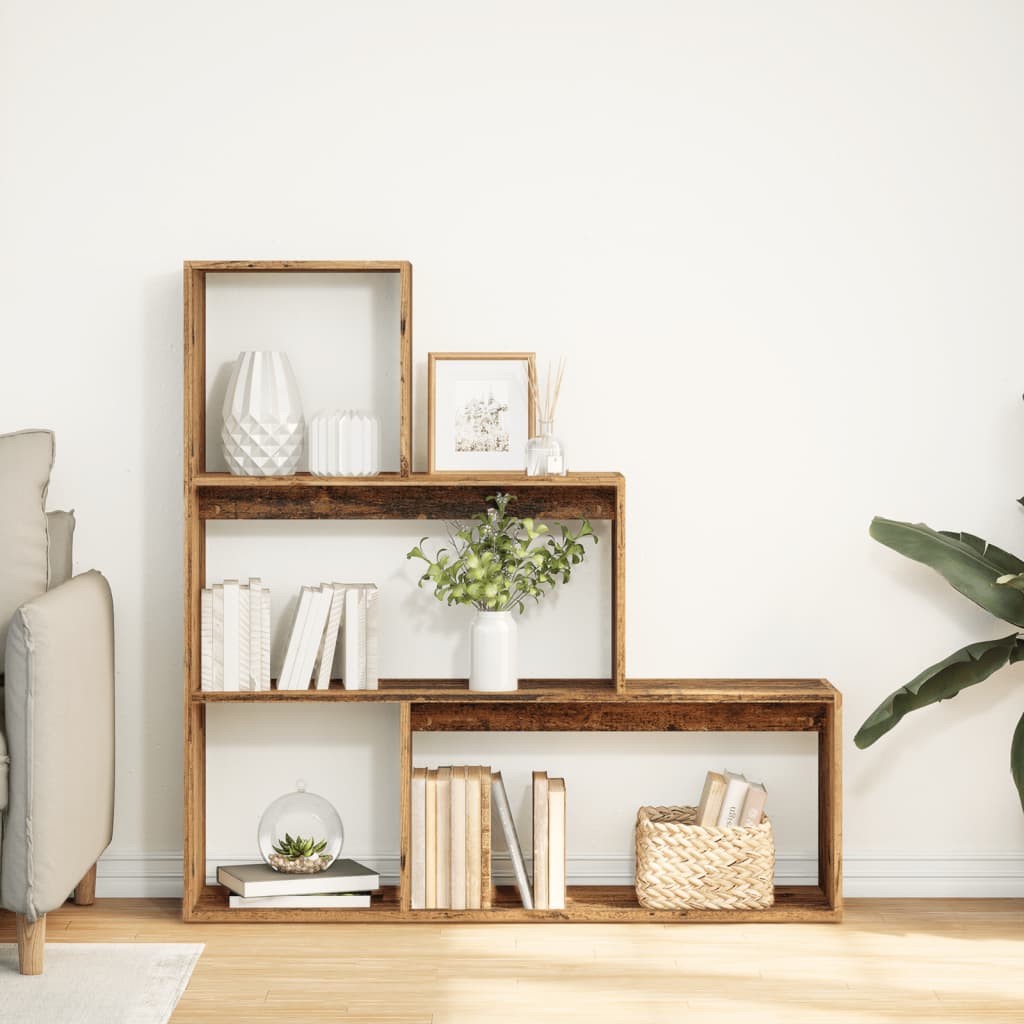 Βιβλιοθήκη/Διαχωριστικό Χώρου 3 Επ. 123x29x123 εκ. Επ. Ξύλο