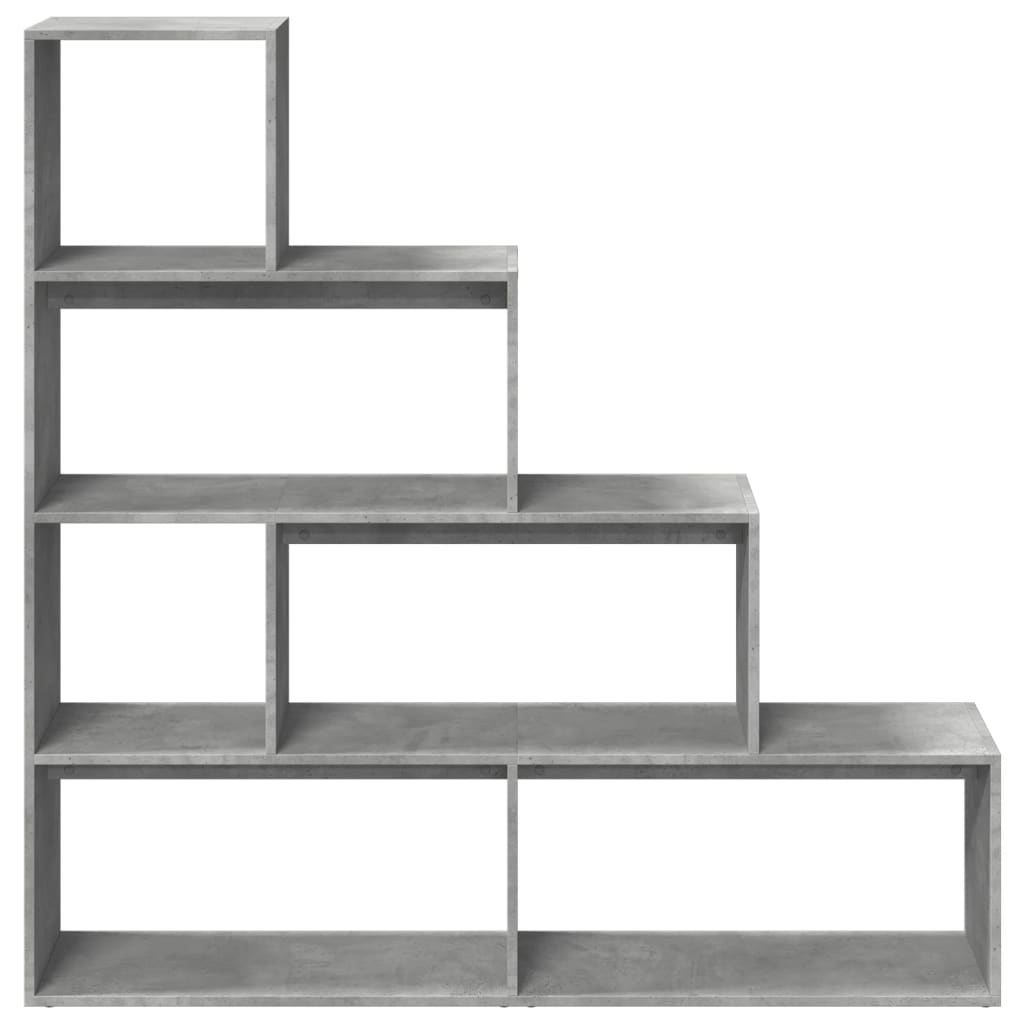 Βιβλιοθήκη/Διαχωρ. Χώρου 4 Επ. Γκρι 143,5x29x143,5εκ. Επ. Ξύλο - Pakobazaar