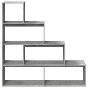 Βιβλιοθήκη/Διαχωρ. Χώρου 4 Επ. Γκρι 143,5x29x143,5εκ. Επ. Ξύλο - Pakobazaar