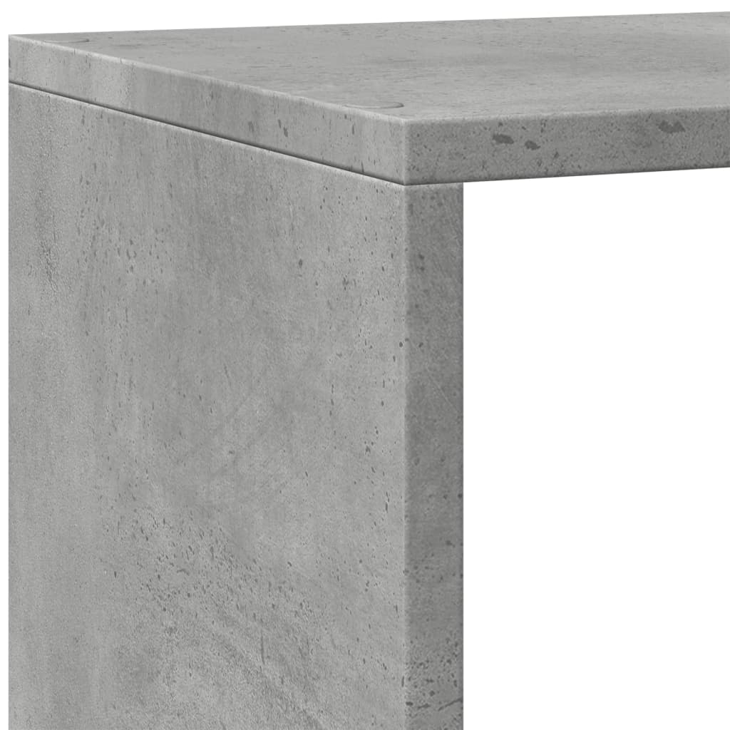 Βιβλιοθήκη/Διαχωρ. Χώρου 4 Επ. Γκρι 143,5x29x143,5εκ. Επ. Ξύλο - Pakobazaar