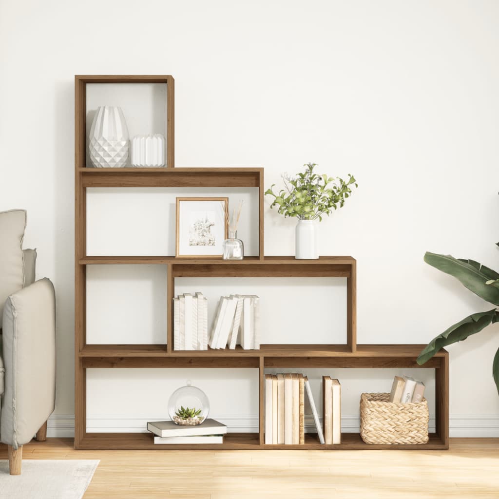 Βιβλιοθήκη/Διαχωριστικό Χώρου 4 Επ. 143,5x29x143,5 εκ. Επ. Ξύλο - Pakobazaar