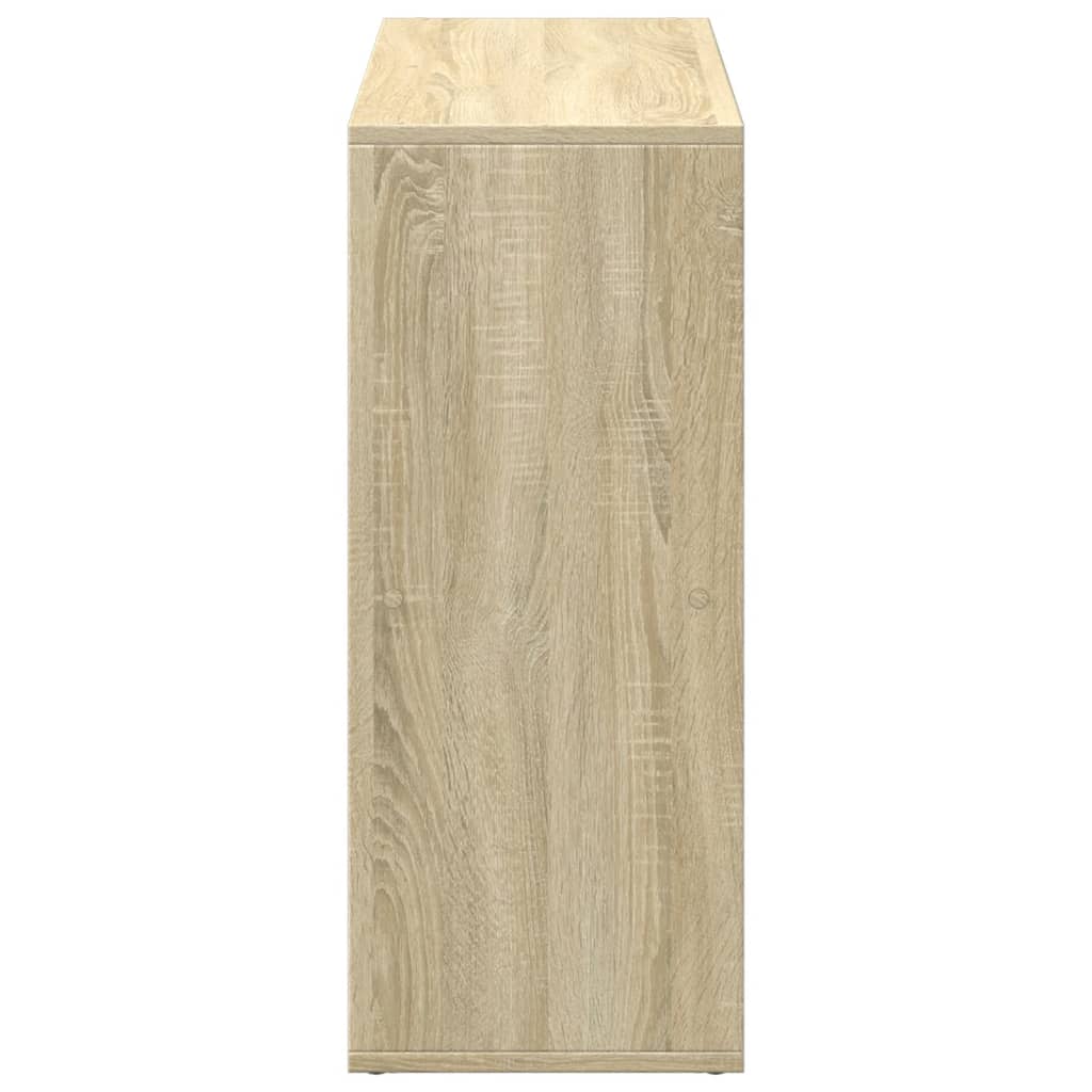 Βιβλιοθήκη/Διαχωριστικό Χώρου Δρυς 69,5x29x69,5 εκ. Επεξ. Ξύλο - Pakobazaar