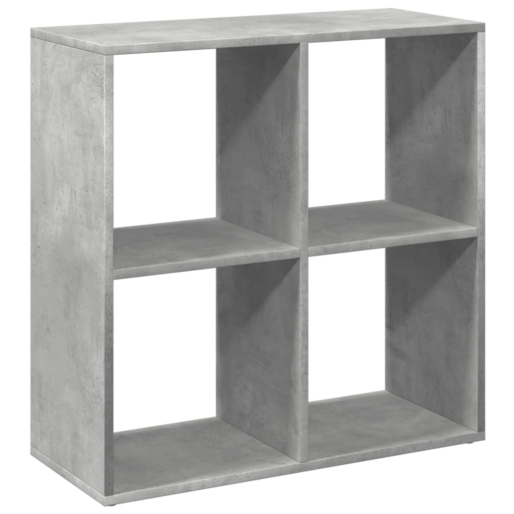 Βιβλιοθήκη/Διαχωριστικό Χώρου Γκρι 69,5x29x69,5 εκ. Επεξ. Ξύλο - Pakobazaar