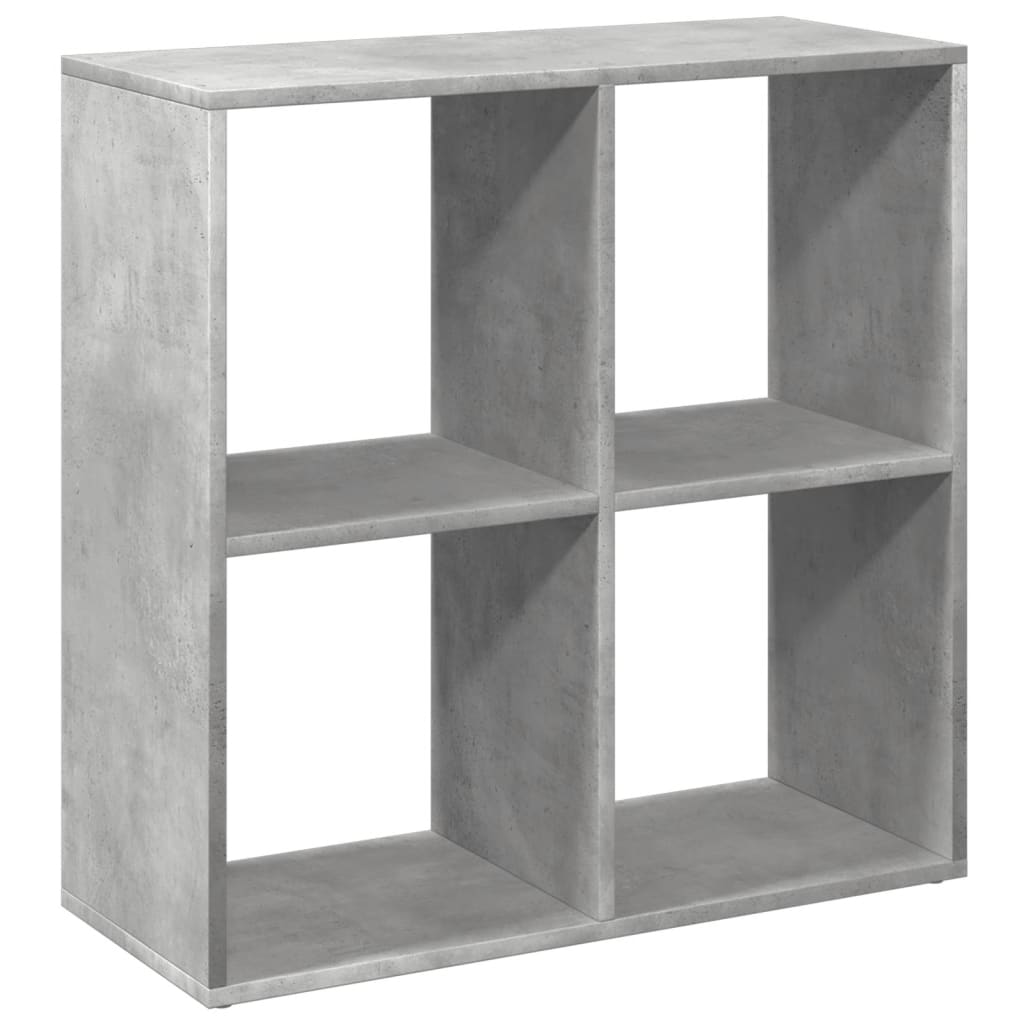 Βιβλιοθήκη/Διαχωριστικό Χώρου Γκρι 69,5x29x69,5 εκ. Επεξ. Ξύλο - Pakobazaar