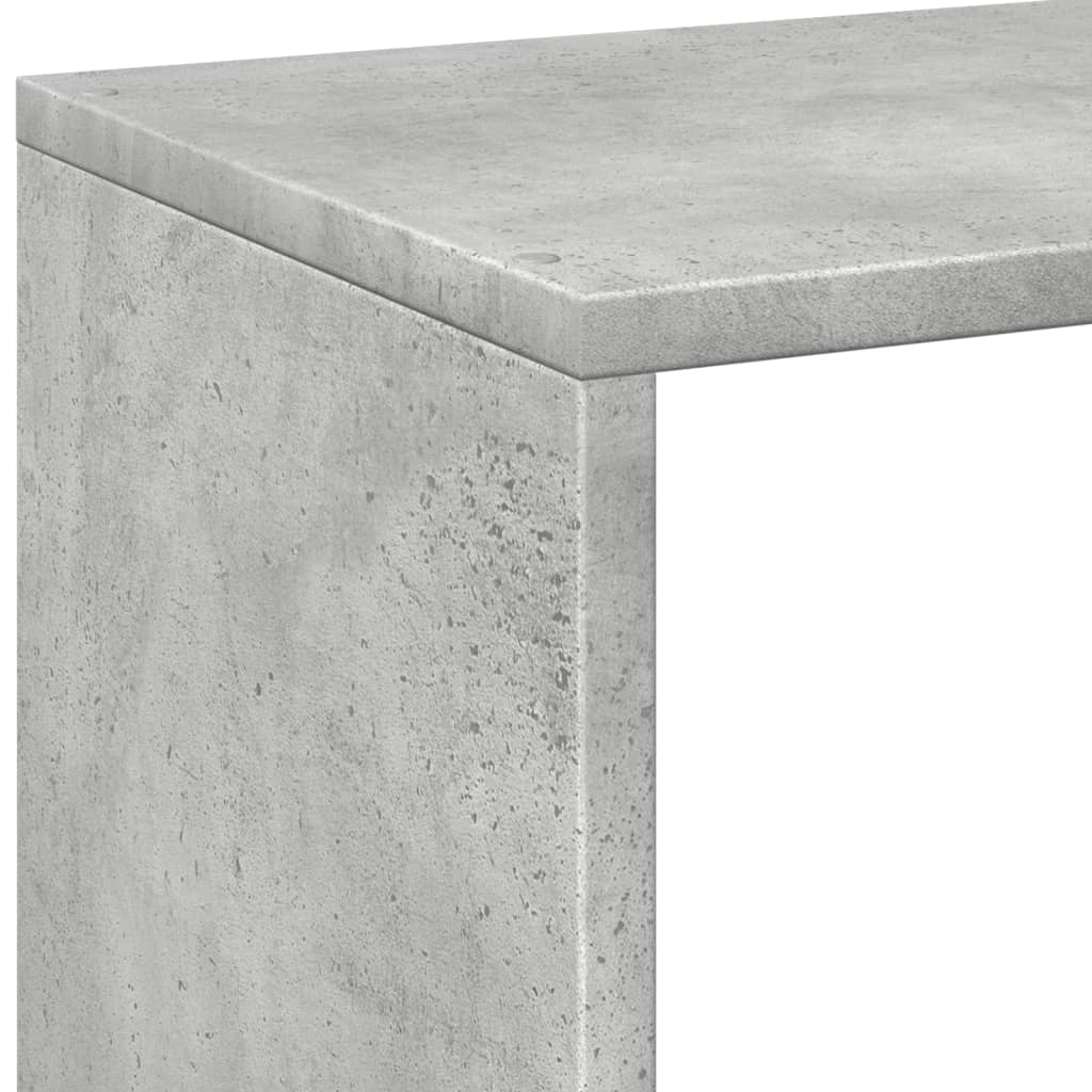 Βιβλιοθήκη/Διαχωριστικό Χώρου Γκρι 69,5x29x69,5 εκ. Επεξ. Ξύλο - Pakobazaar