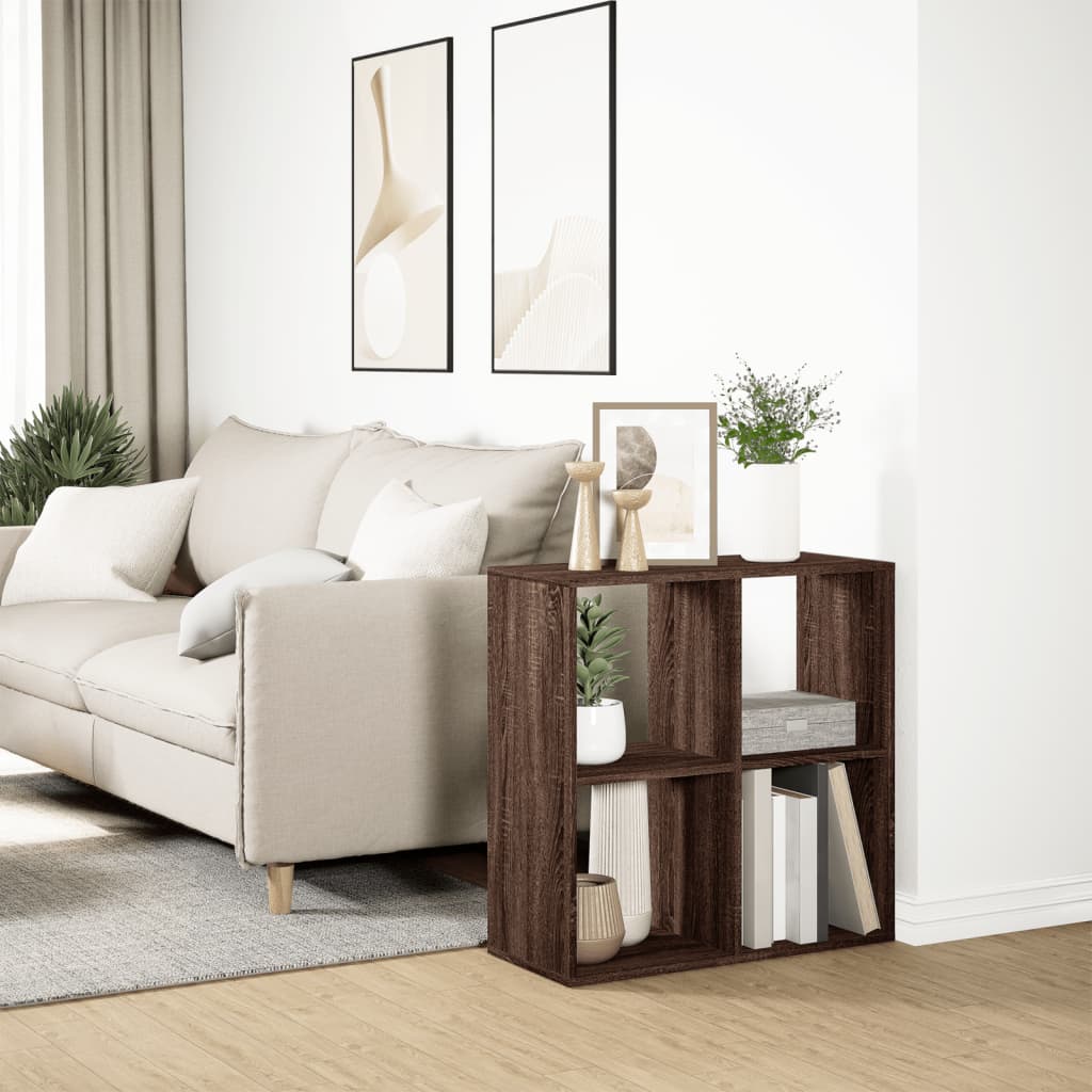 Βιβλιοθήκη/Διαχωριστικό Χώρου Δρυς 69,5x29x69,5 εκ. Επεξ. Ξύλο