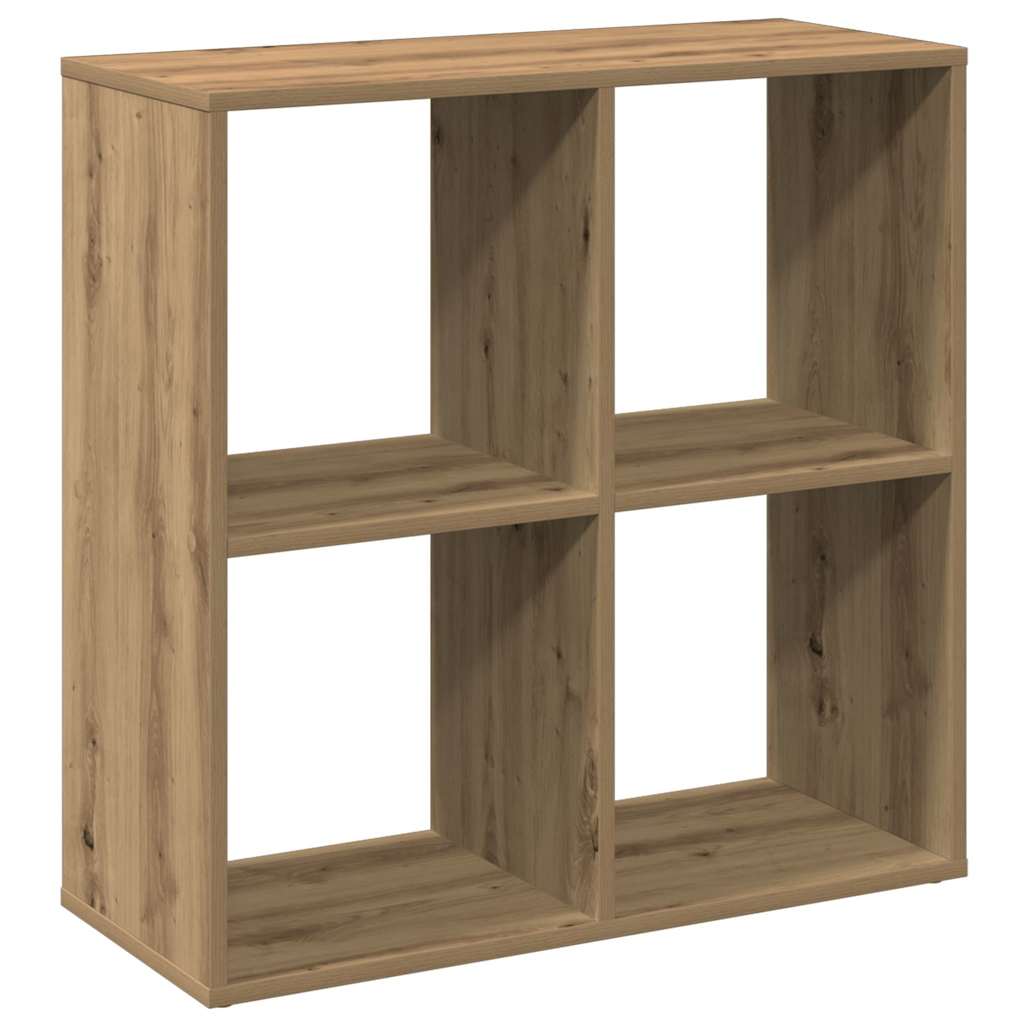 Βιβλιοθήκη/Διαχωριστικό Χώρου Δρυς 69,5x29x69,5 εκ. Επεξ. Ξύλο - Pakobazaar