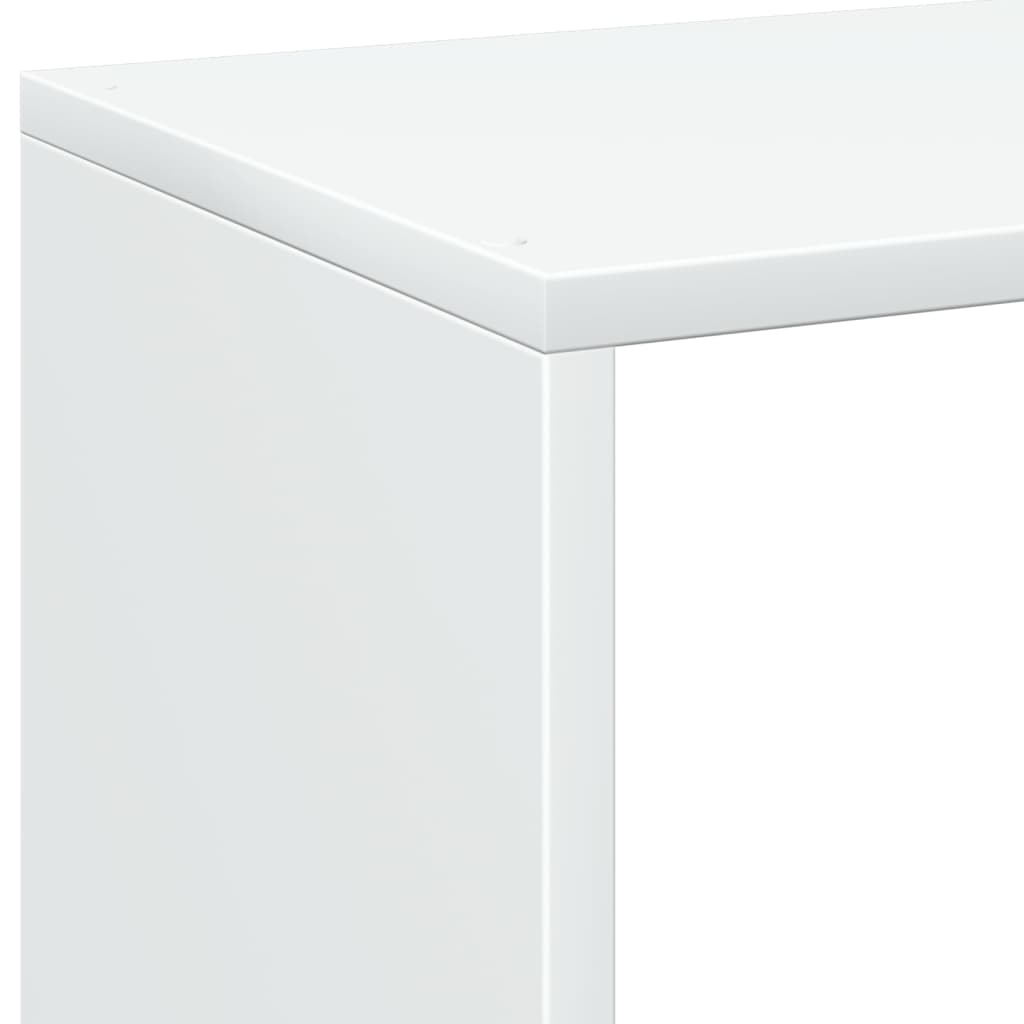 Βιβλιοθήκη/Διαχωριστικό Χώρου Λευκό 69,5x29x103,5εκ. Επεξ. Ξύλο - Pakobazaar