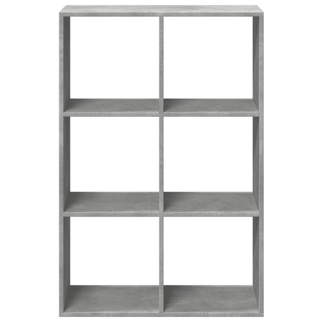 Βιβλιοθήκη/Διαχωριστικό Χώρου Γκρι 69,5x29x103,5 εκ. Επεξ. Ξύλο - Pakobazaar