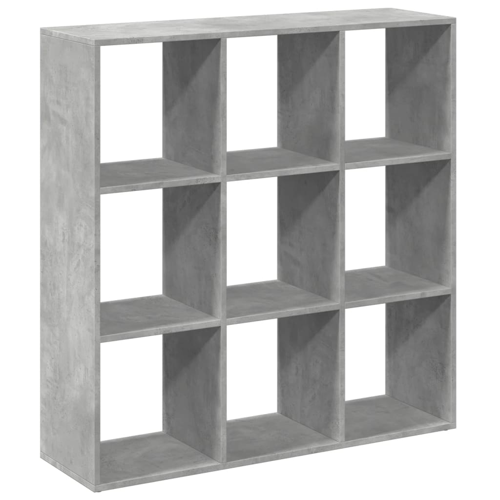 Βιβλιοθήκη/Διαχωριστικό Χώρου Γκρι 102x29x103,5 εκ. Επεξ. Ξύλο - Pakobazaar