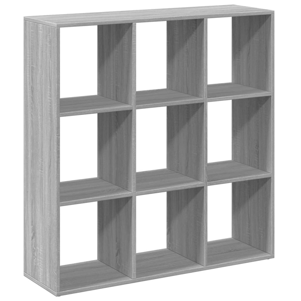 Βιβλιοθήκη/Διαχωριστικό Χώρου Γκρι 102x29x103,5 εκ. Επεξ. Ξύλο - Pakobazaar
