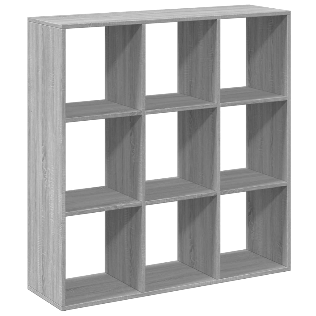 Βιβλιοθήκη/Διαχωριστικό Χώρου Γκρι 102x29x103,5 εκ. Επεξ. Ξύλο - Pakobazaar