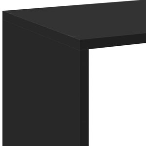 Βιβλιοθήκη/Διαχωριστικό Χώρου Μαύρο 102x29x103,5 εκ. Επεξ. Ξύλο