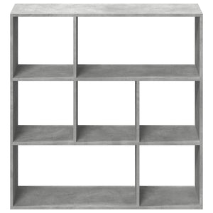 Βιβλιοθήκη/Διαχωριστικό Χώρου Γκρι 102x29x103,5 εκ. Επεξ. Ξύλο
