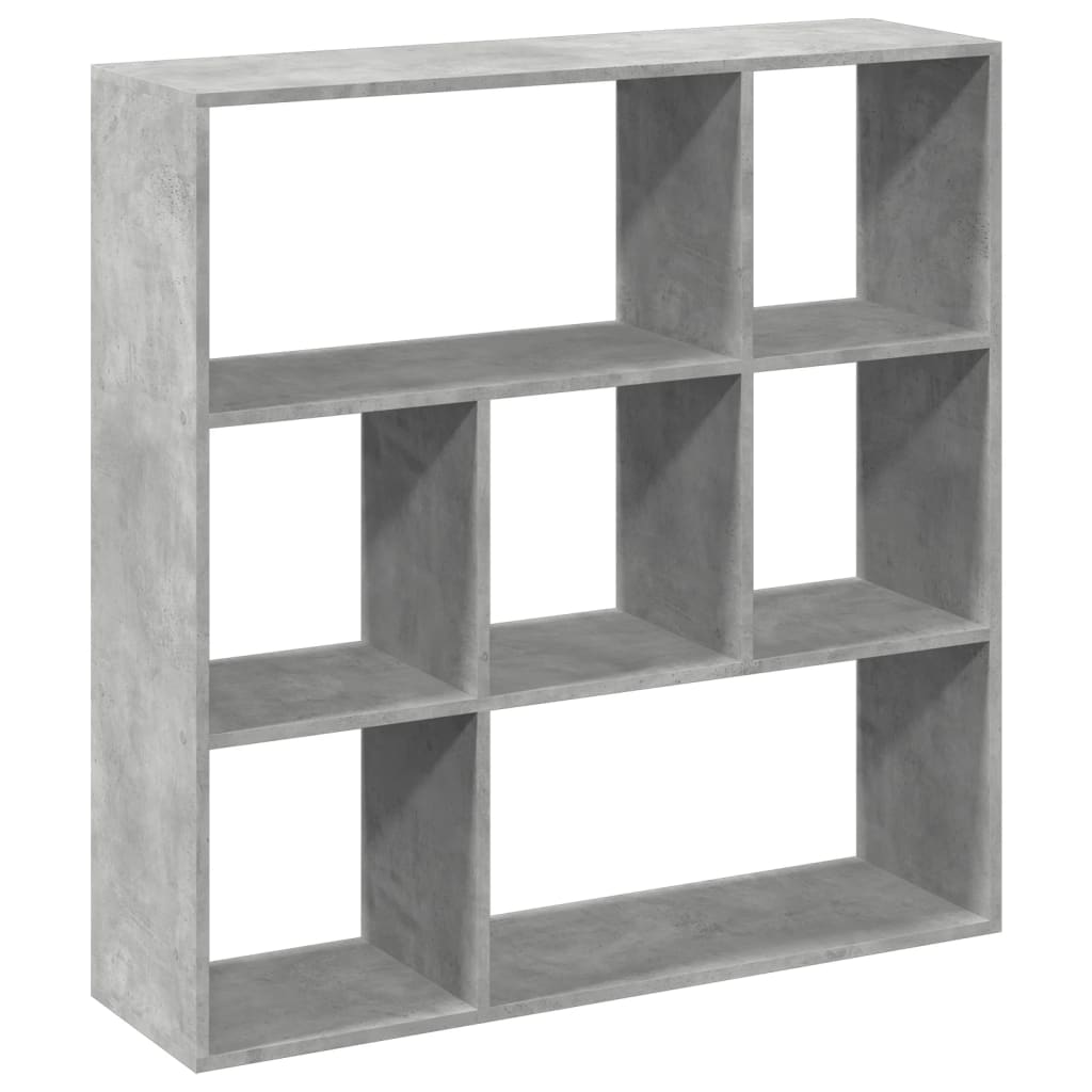 Βιβλιοθήκη/Διαχωριστικό Χώρου Γκρι 102x29x103,5 εκ. Επεξ. Ξύλο
