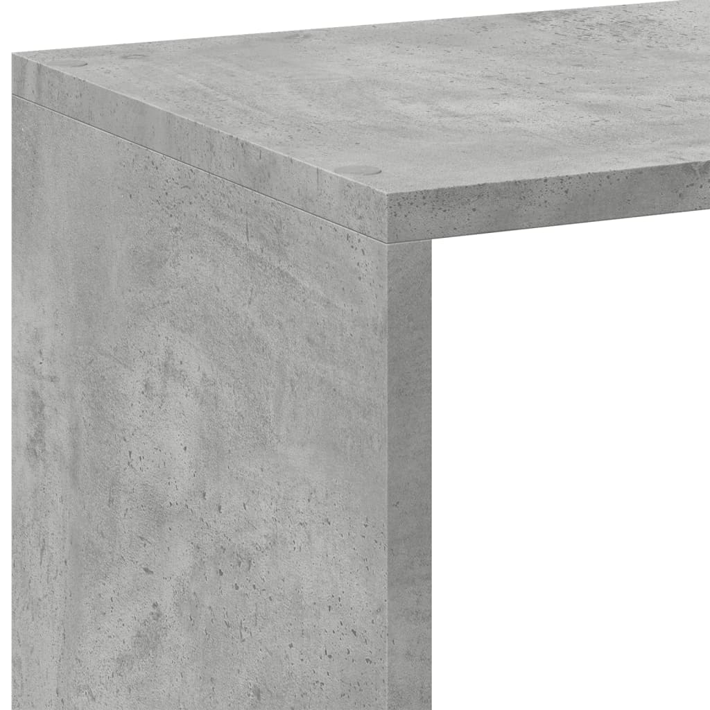 Βιβλιοθήκη/Διαχωριστικό Χώρου Γκρι 102x29x103,5 εκ. Επεξ. Ξύλο