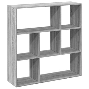 Βιβλιοθήκη/Διαχωριστικό Χώρου Γκρι 102x29x103,5 εκ. Επεξ. Ξύλο