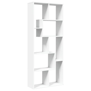 Βιβλιοθήκη/Διαχωριστικό Χώρου Λευκό 67x25x161,5 εκ. Επεξ. Ξύλο - Pakobazaar