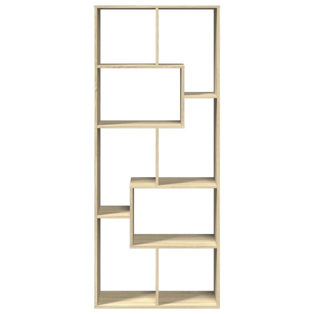 Βιβλιοθήκη/Διαχωριστικό Χώρου Δρυς 67x25x161,5 εκ. Επεξ. Ξύλο