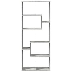 Βιβλιοθήκη/Διαχωριστικό Χώρου Γκρι 67x25x161,5 εκ. Επεξ. Ξύλο - Pakobazaar