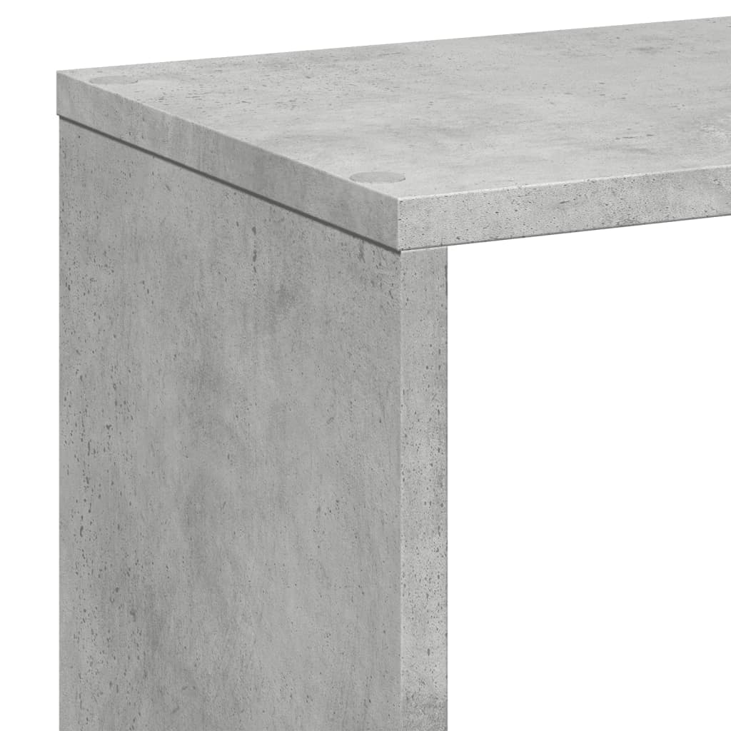 Βιβλιοθήκη/Διαχωριστικό Χώρου Γκρι 67x25x161,5 εκ. Επεξ. Ξύλο - Pakobazaar