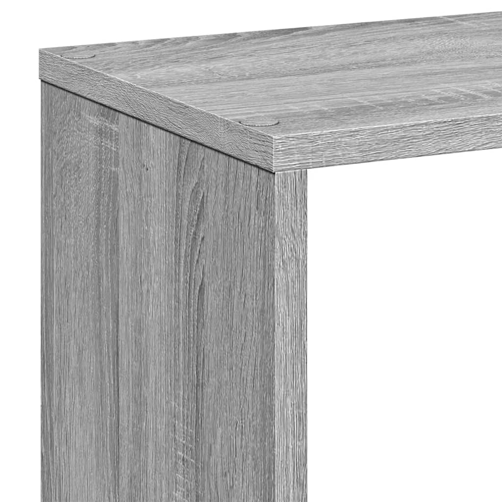 Βιβλιοθήκη/Διαχωριστικό Χώρου Γκρι 67x25x161,5 εκ. Επεξ. Ξύλο - Pakobazaar