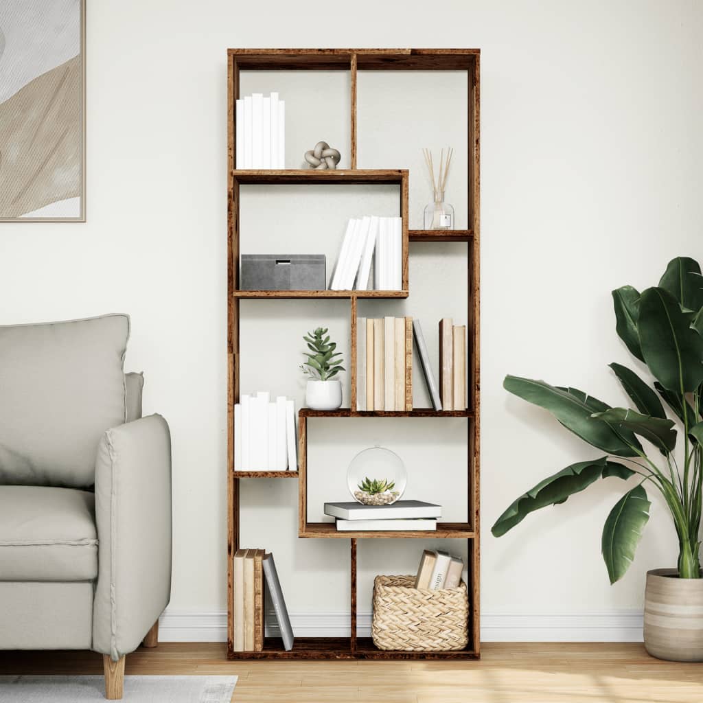 Βιβλιοθήκη/Διαχωριστικό Χώρου 67x25x161,5 εκ. Επεξ. Ξύλο - Pakobazaar
