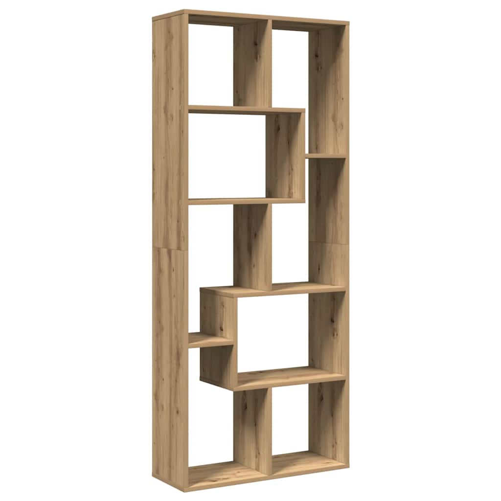 Βιβλιοθήκη/Διαχωριστικό Χώρου Δρυς 67x25x161,5 εκ. Επεξ. Ξύλο - Pakobazaar