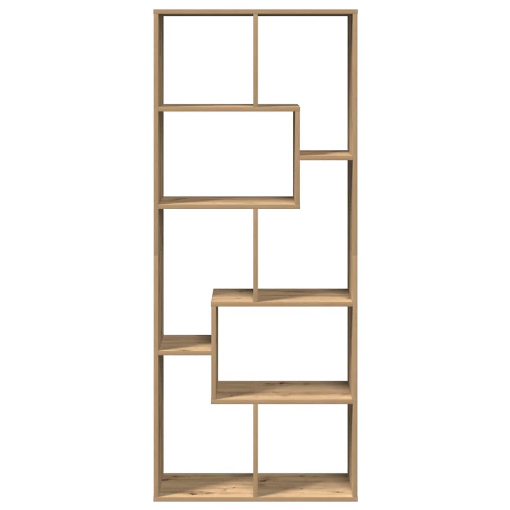 Βιβλιοθήκη/Διαχωριστικό Χώρου Δρυς 67x25x161,5 εκ. Επεξ. Ξύλο - Pakobazaar