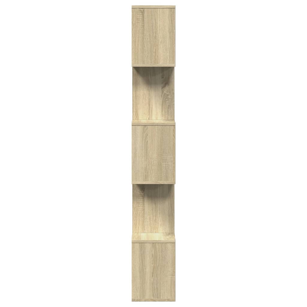 Βιβλιοθήκη/Διαχωριστικό Χώρου 5 Επ. Δρυς 70x24x161εκ. Επ. Ξύλο - Pakobazaar