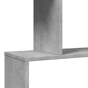 Βιβλιοθήκη/Διαχωριστικό Χώρου 3 Επ. Γκρι 70x24x97 εκ. Επ. Ξύλο