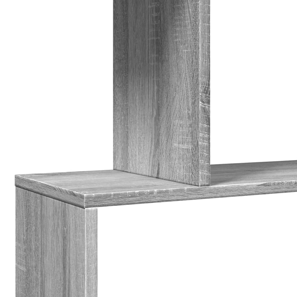 Βιβλιοθήκη/Διαχωριστικό Χώρου 3 Επ. Γκρι 70x24x97 εκ. Επ. Ξύλο - Pakobazaar