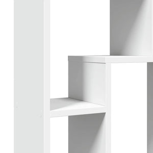 Βιβλιοθήκη Λευκή 63x20x90 εκ. από Τεχνητό Ξύλο - Pakobazaar