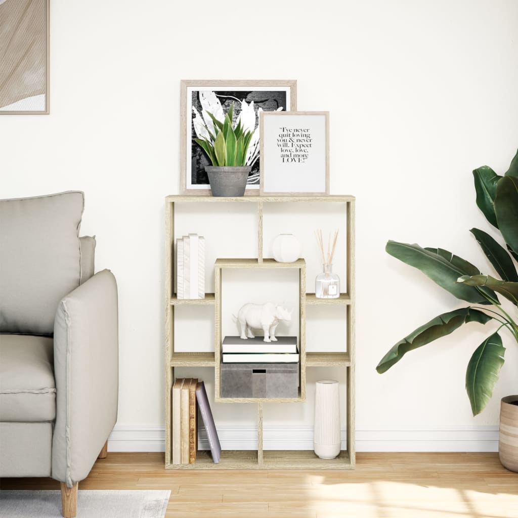 Βιβλιοθήκη Sonoma Δρυς 63x20x90 εκ. από Επεξεργασμένο Ξύλο - Pakobazaar