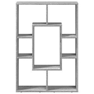 Βιβλιοθήκη Γκρι Sonoma 63x20x90 εκ. από Επεξεργ. Ξύλο - Pakobazaar