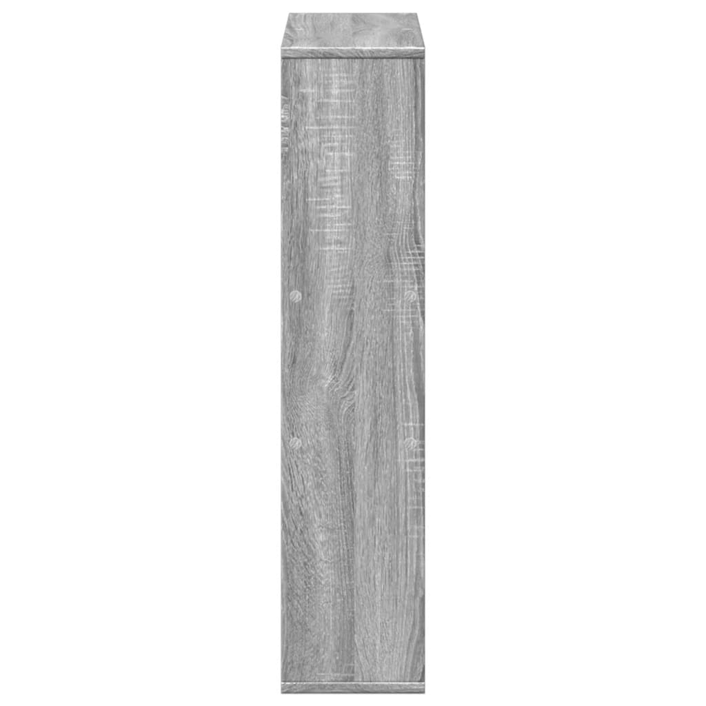 Βιβλιοθήκη Γκρι Sonoma 63x20x90 εκ. από Επεξεργ. Ξύλο - Pakobazaar
