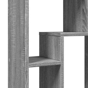 Βιβλιοθήκη Γκρι Sonoma 63x20x90 εκ. από Επεξεργ. Ξύλο - Pakobazaar