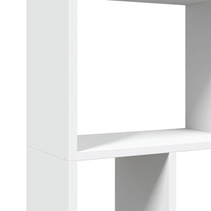 Βιβλιοθήκη Λευκή 60x20x120,5 εκ. από Τεχνητό Ξύλο - Pakobazaar