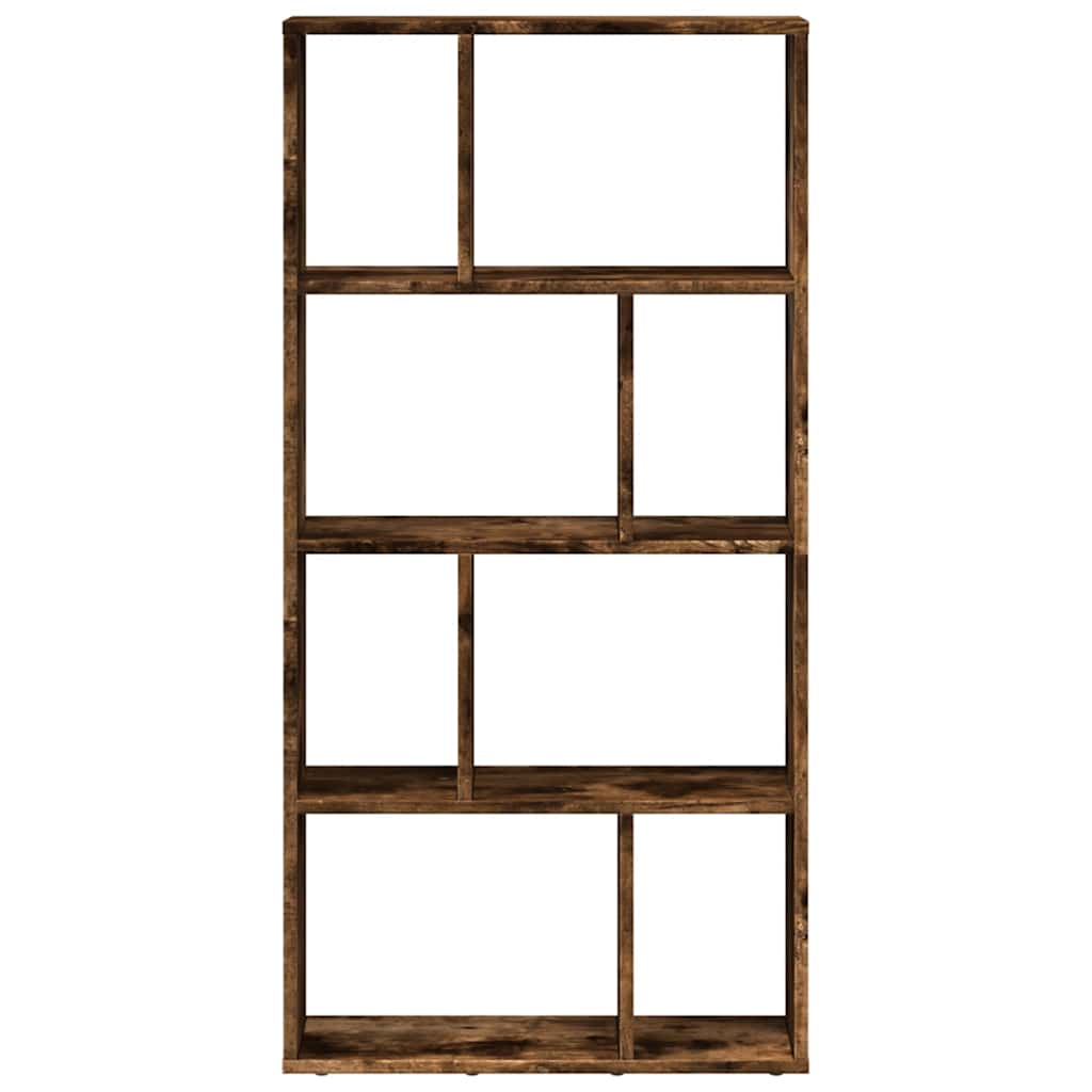 Βιβλιοθήκη Καπνιστή Δρυς 60x20x120,5 εκ. από Επεξεργασμένο Ξύλο - Pakobazaar
