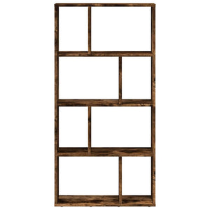 Βιβλιοθήκη Καπνιστή Δρυς 60x20x120,5 εκ. από Επεξεργασμένο Ξύλο - Pakobazaar