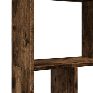 Βιβλιοθήκη Καπνιστή Δρυς 60x20x120,5 εκ. από Επεξεργασμένο Ξύλο - Pakobazaar