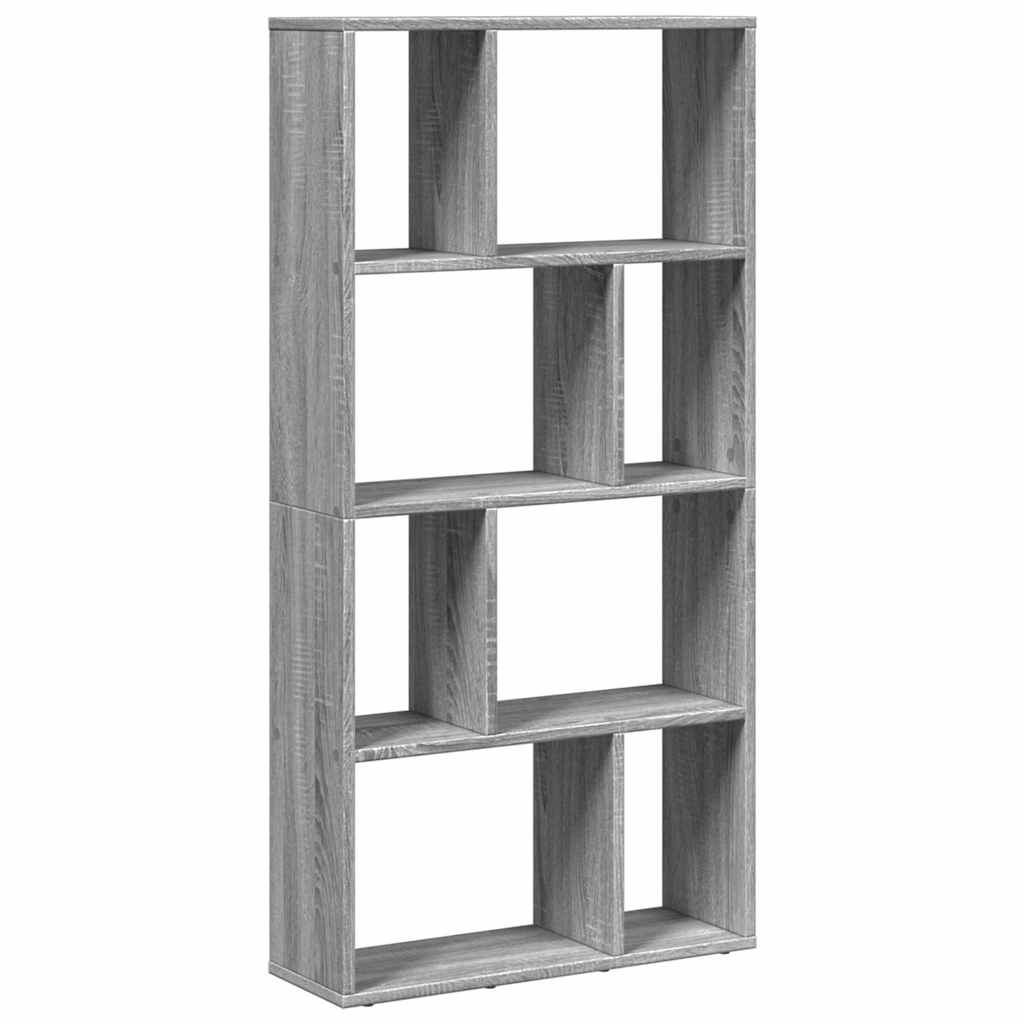 Βιβλιοθήκη Γκρι Sonoma 60x20x120,5 εκ. από Επεξεργ. Ξύλο - Pakobazaar