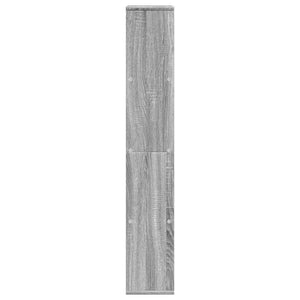 Βιβλιοθήκη Γκρι Sonoma 60x20x120,5 εκ. από Επεξεργ. Ξύλο - Pakobazaar