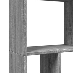 Βιβλιοθήκη Γκρι Sonoma 60x20x120,5 εκ. από Επεξεργ. Ξύλο - Pakobazaar