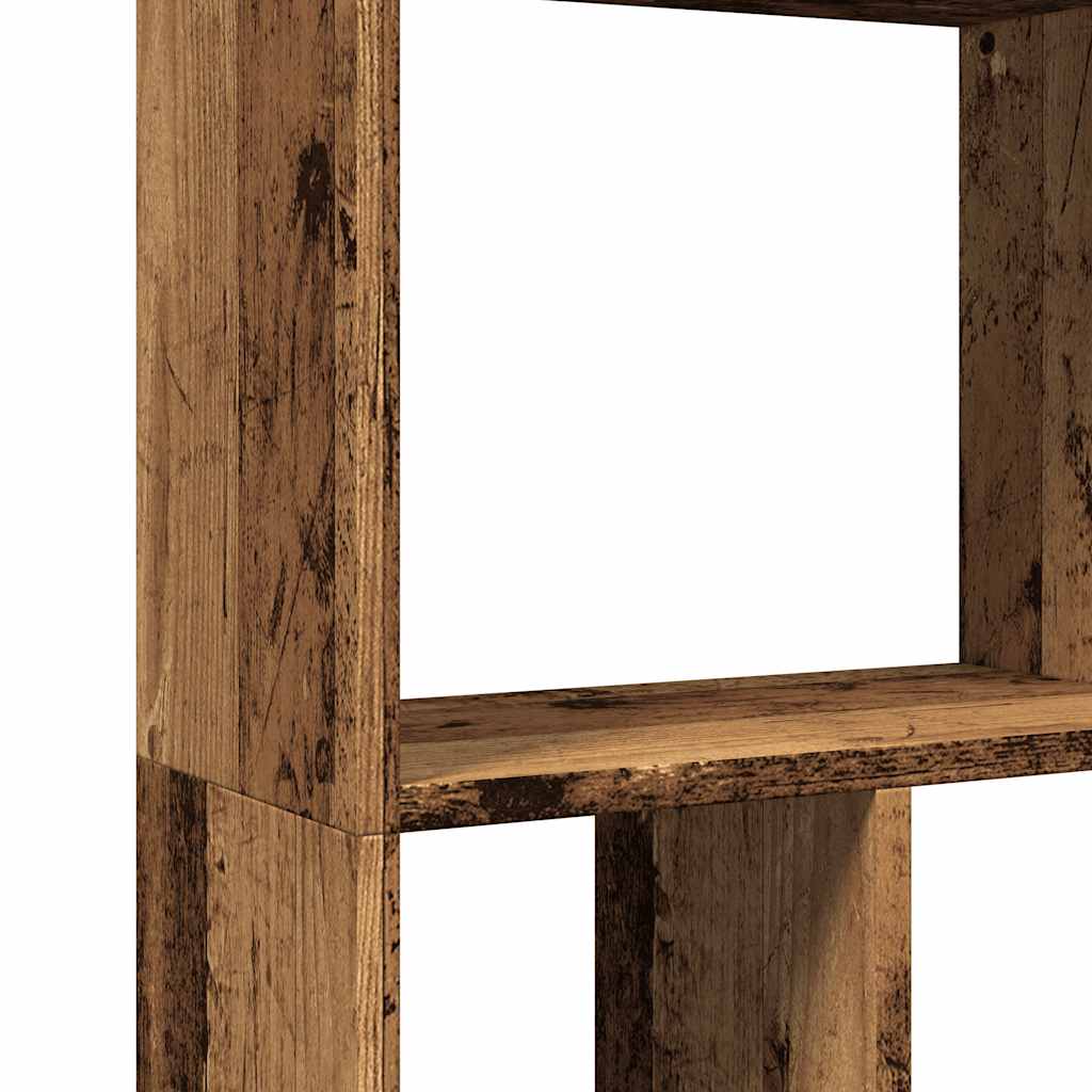 Βιβλιοθήκη Όψη Παλαιού Ξύλου 60x20x120,5 εκ. Επεξεργασμένο Ξύλο - Pakobazaar